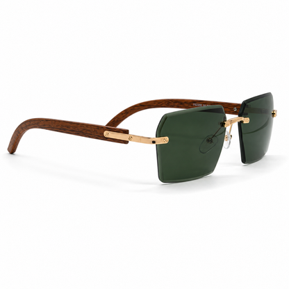 Golden Wood - Emerald Green