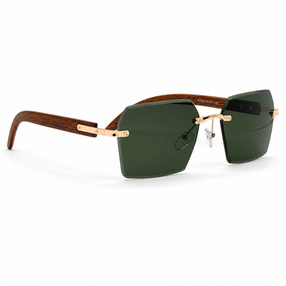 Golden Wood - Emerald Green
